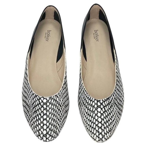 Botkier Britt Womens Flats 7.5M Leather Snake Print Slip On - Picture 7 of 15
